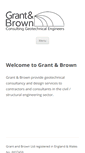 Mobile Screenshot of grantandbrown.com